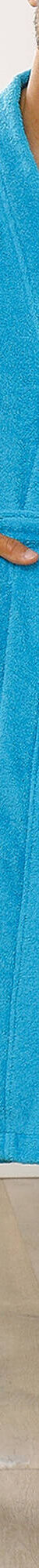 Peignoir mixte adulte col kimono éponge bouclette  (turquoise) Peignoir mixte adulte col kimono éponge bouclette  (turquoise)